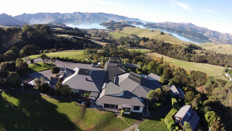 Living Springs camp aerial view