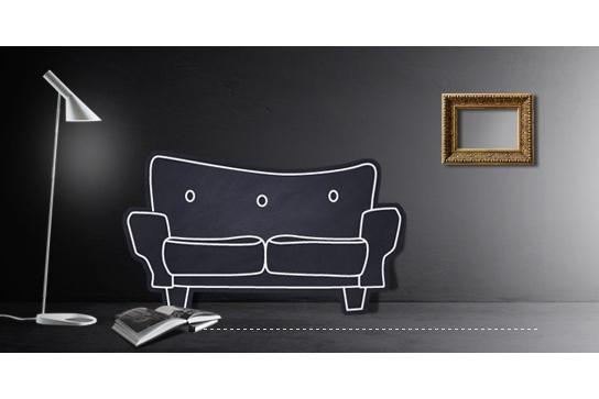 Image featuring sofa, lamp and picture